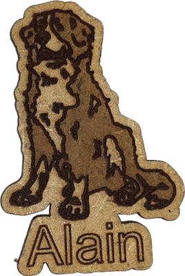 Magnet - Bouvier bernois personnalisable